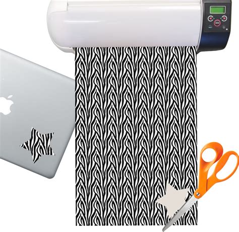 Zebra Print Sticker Vinyl Sheet Permanent Youcustomizeit