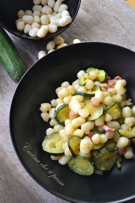 Gnocchi Al Burro Con Pancetta E Zucchine Cucina Che Ti Passa