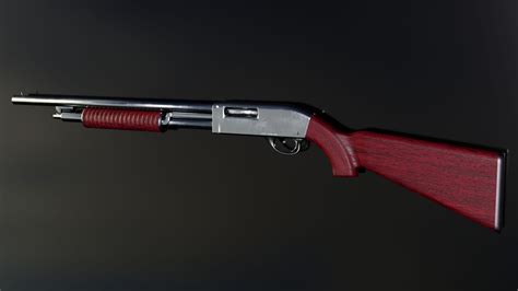 Pump Shotgun 3d Model 8 Blend Dae Fbx Obj Stl Unitypackage