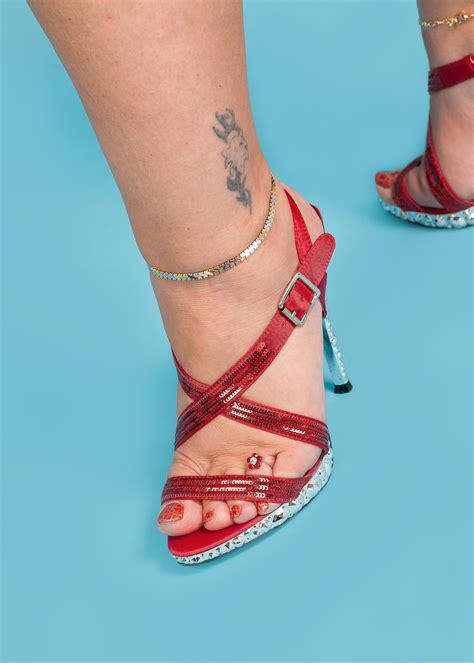 Mature Feet In Red Strappy High Heels With To High Heels Porn Hot Sex Photos