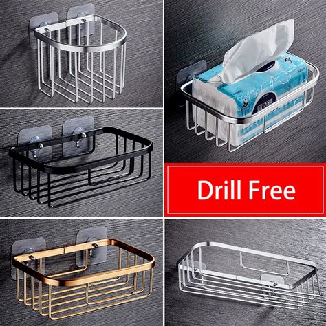 Настенная алюминиевая полка для ванной | AliExpress