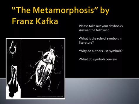 Ppt “the Metamorphosis” By Franz Kafka Powerpoint Presentation Free Download Id 2238506