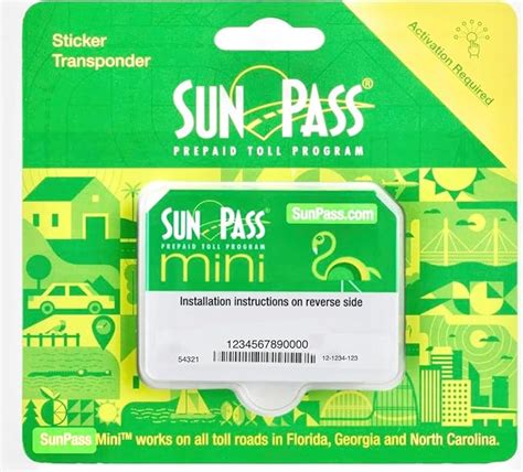 Sunpass Transponder Bundle Sunpass Mini Florida Highway Toll Pass With Crystal