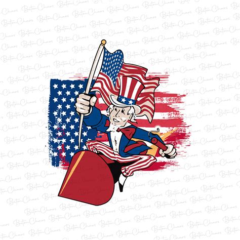 Uncle Sams Png 4th Of July Png America Png Uncle Sams Etsy