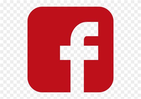 facebook red facebook icon vector  transparent png clipart