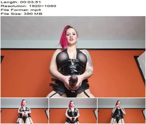 Lady Onyx Ass Fuck Training Part Jerkoff Command Femdom Pov