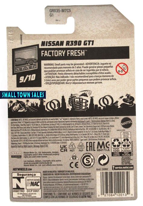 Hot Wheels Nissan R Gt Blue Hw Factory Fresh New Small Town Sales