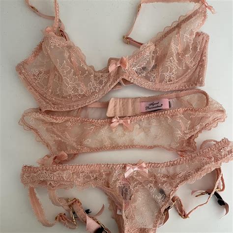 Agent Provocateur Pink Lace Lingerie Perfect Depop