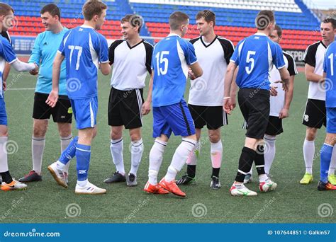 Orenburg Russia 8 June 2017 Year Men Play Soccer Editorial Photo