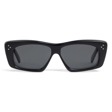 Céline - Black Frame 46 Sunglasses in Acetate - Black - Sunglasses ...