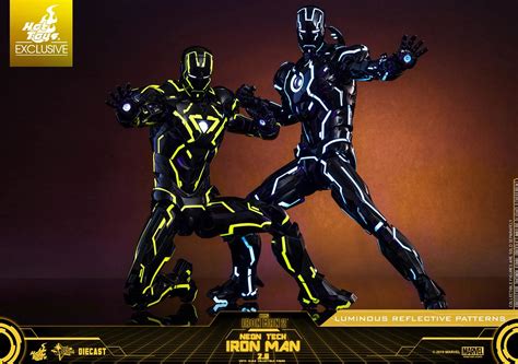 超未來感鋼鐵人再度襲來 Hot Toys MMS D 鋼鐵人 霓虹科技鋼鐵人 Neon Tech Iron Man 比例合金人偶作品香港動漫節限定