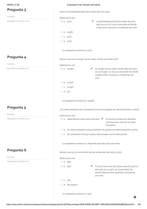 Examen Final Finanzas Pdf Descarga Gratuita