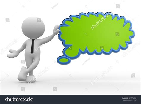 people man person blank bubble stock illustration