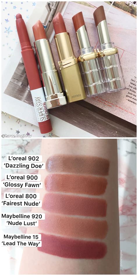 Drugstore Nude Lipsticks Swatches Maybelline L Oreal Milani Artofit