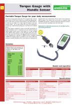 Centor W Easy Th Torque Gauge With Handle Sensor Andilog