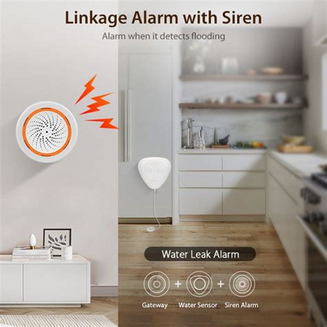 Датчик уровня воды ZigBee Интеллектуальный детектор сигнализации ...