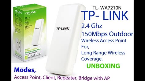 TP Link TL WA7210N 2 4 GHz 150Mbps Outdoor Wireless Access Point YouTube