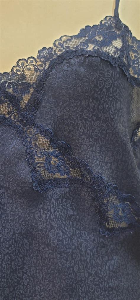 Navy Blue Lingerie Top Gem