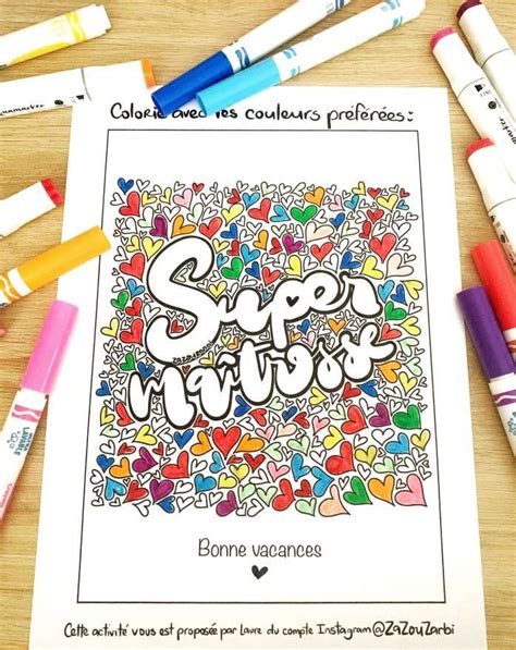 Printable Coloriage Super Maitresse Maitre Et Atsem Coloriage Images