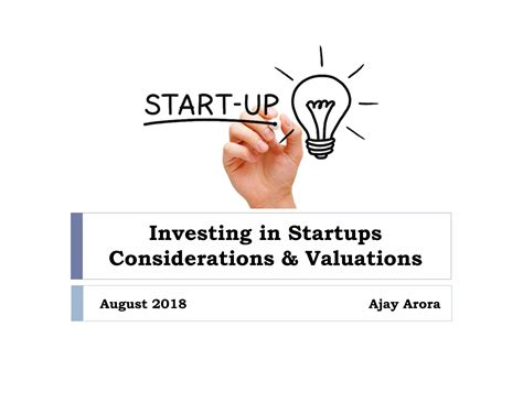 Startup valuation methods | PPT