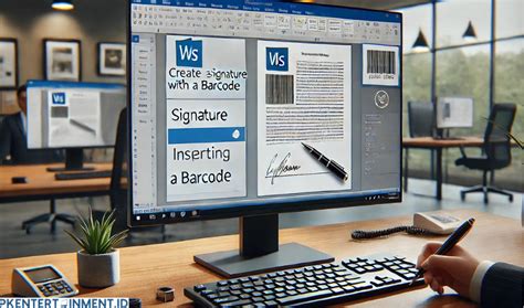 Cara Membuat Tanda Tangan Barcode Di Word Dalam 5 Langkah Mudah Laman
