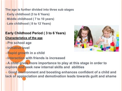 Stages Or Periods Of Development And Learning