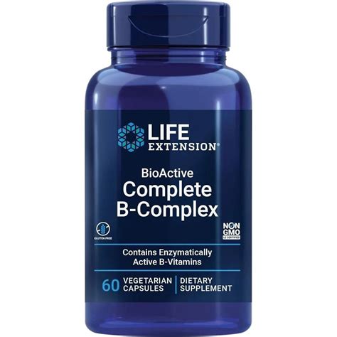 Life Extension, биоактивный В-комплекс, BioActive Complete B-Complex ...