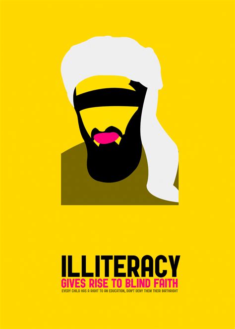 Illiteracy Poster