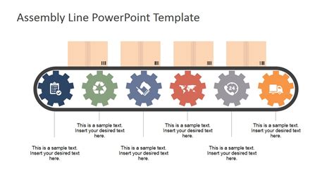 Assembly Line PowerPoint Shapes - SlideModel