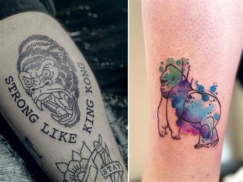 15 Unique Gorilla Tattoo Designs You Will Have To See