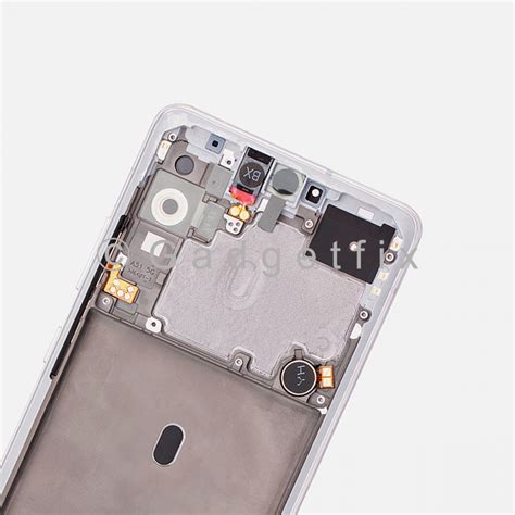 Silver OLED Display LCD Touch Screen Digitizer Frame For Samsung