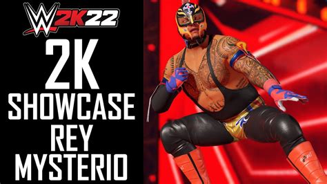 WWE 2K22 2K Showcase Rey Mysterio Gameplay Walkthrough YouTube