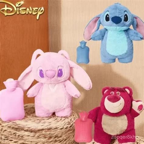Jual Genuine Disney Stitch Angel Lotso Plush Hand Warm Bottle Hot Water Bottles Winter Portable