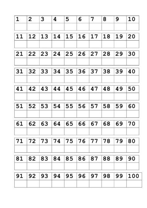 Writing Number Worksheets 1 100 Number Worksheets Writing Numbers