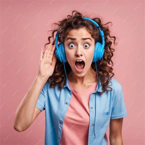 Premium Photo | Girl looks stunned reacts on unexpected offer