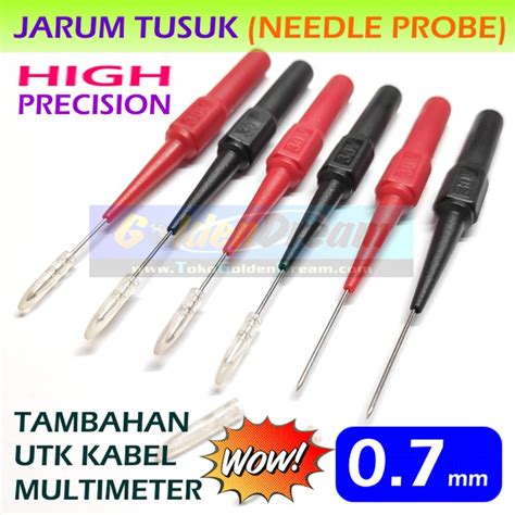 Jual Jarum Tusuk Utk Kabel Multimeter Needle Puncture Test Probe Pierce