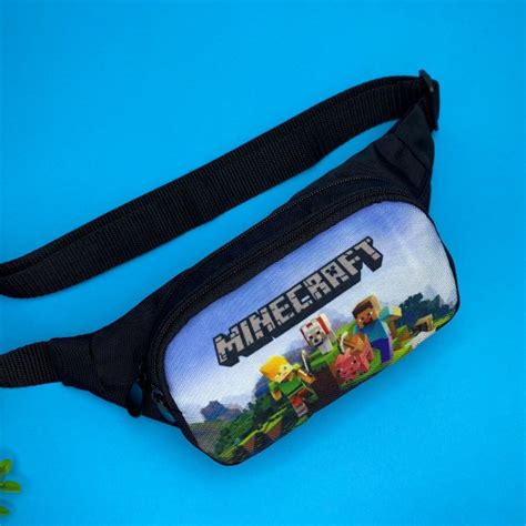 Сумка бананка для мальчика и подростка на пояс Minecraft (Майнкрафт ...