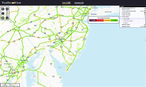 A Screenshot Of I 95 Corridor Coalition Live Traffic Map I 95 Corridor