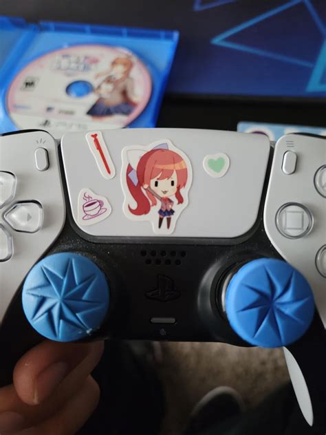 My Physical Copy Came A Week Ago And Put Monika On My Ps5 Controller