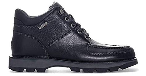 Rockport Umbwe Ii Chukka In Boston Tan Leather In Black For Men Lyst Uk