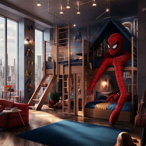 Spiderman Bedroom Ideas Kid Rooms Spider Man Bedroom Ideas Spiderman