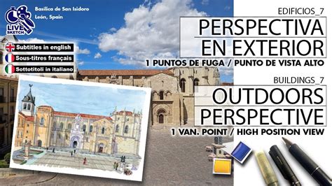 Perspectiva Con Punto De Vista Elevado Exterior Perspective With High