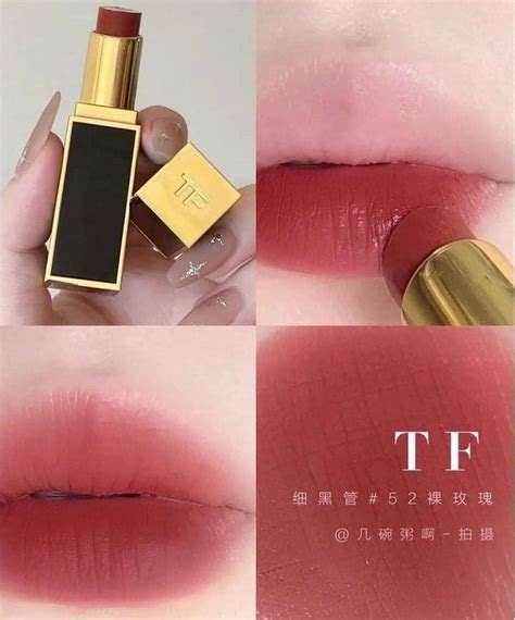 Son Tom Ford Lip Color Satin Matte Màu 52 Naked Rose Joly Authentic