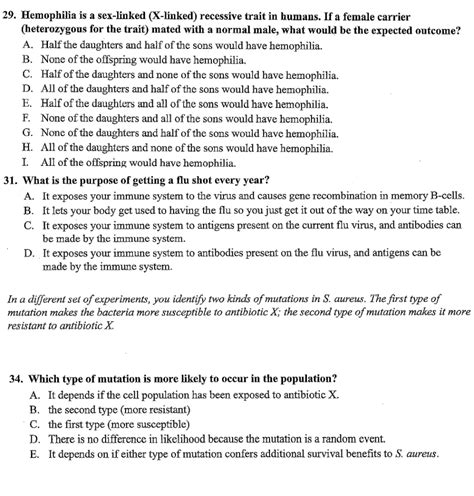 Solved 29 Hemophilia Is A Sex Linked X Linked Recessive Chegg