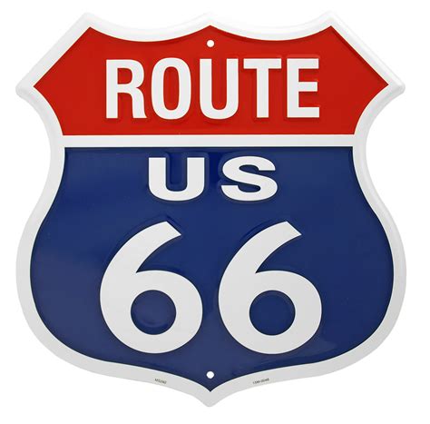 Route 66 Tin Sign