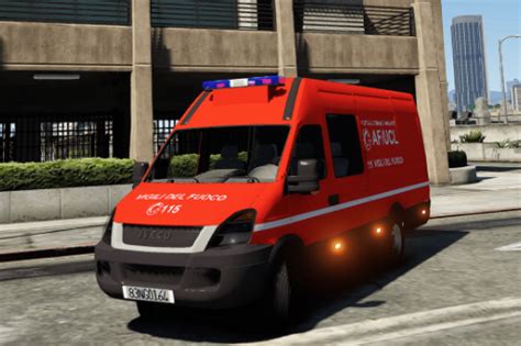 Mercedes Atego Vigili Del Fuoco 115 Ex Forestale Paintjob FiveM