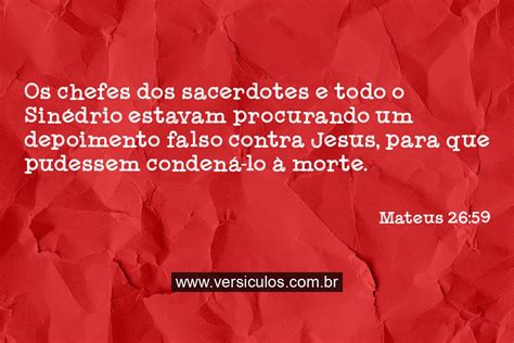 Explicação e Significado: Mateus 26:59 - ARC - Estudo Bíblico