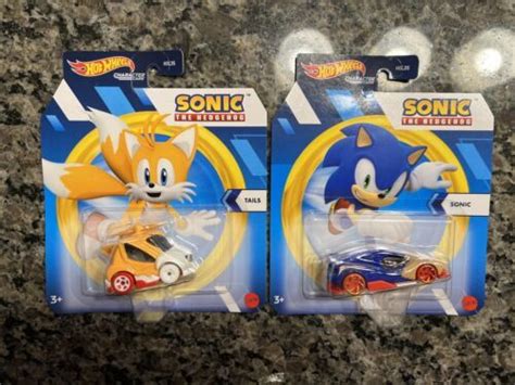 Sonic Tails Sonic The Hedgehog Character Cars Hot Wheels Sega Mattel