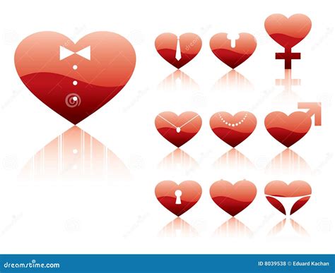 Hearts Sex Character Stock Vector Illustration Of Sexual 8039538