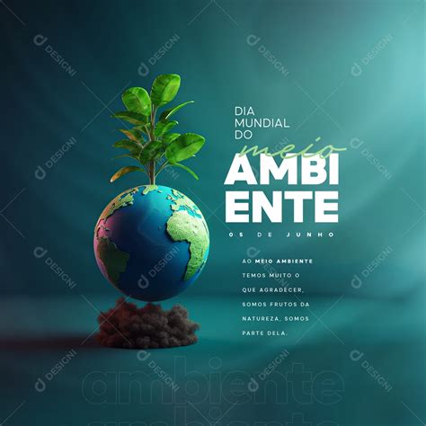 Social Media Dia Mundial Do Meio Ambiente Frutos Da Natureza Psd